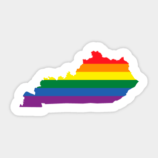 Kentucky state LGBT Pride Sticker